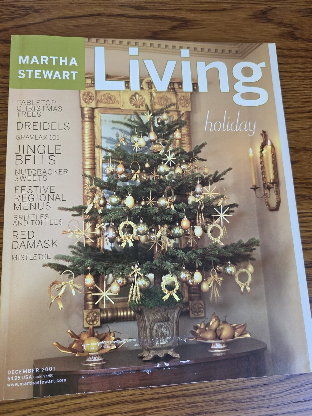 Martha Stewart Living Magazine, December 2001